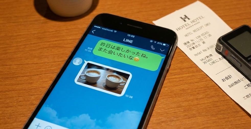 スマホで不倫の証拠を見つけてショックを受ける女性