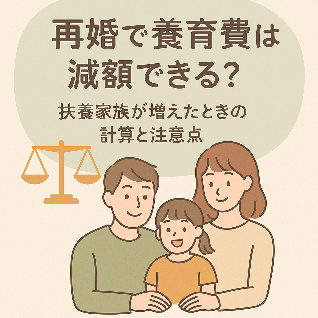 再婚で養育費は減額できる